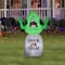 5ft. Airblown® Inflatable Halloween Ghostbusters Slimer on Tombstone